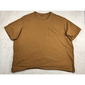 Duluth Trading Longtail T-Shirt Men’s 3XL Tan Relaxed Fit Pocket Crewneck
